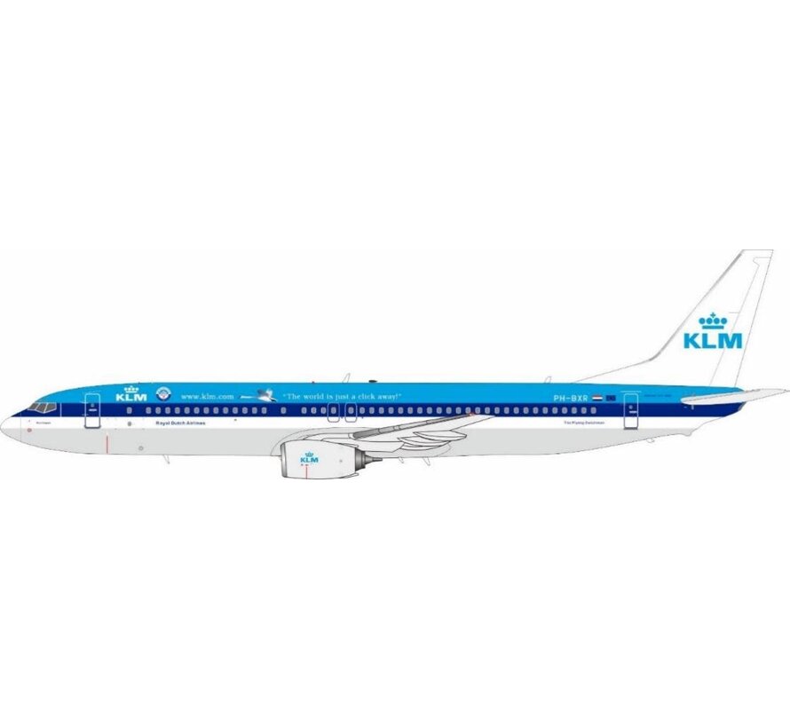 B737-900W KLM The World is Just a Click Away 1:200 with stand +pre-order+