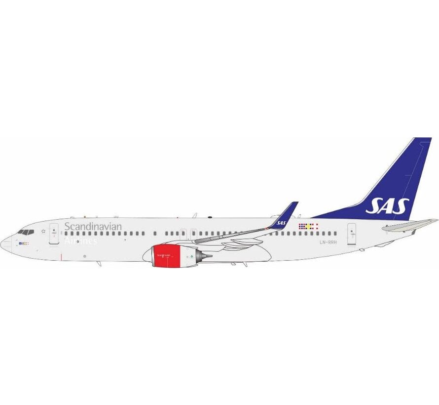 B737-700W SAS Scandinavian Airlines old livery LN-RRH 1:200 winglets +pre-order+