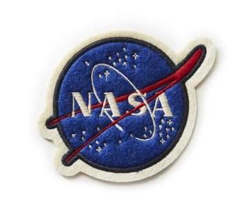 Red Canoe Brands Patch NASA felt large 4 1/8" diameter