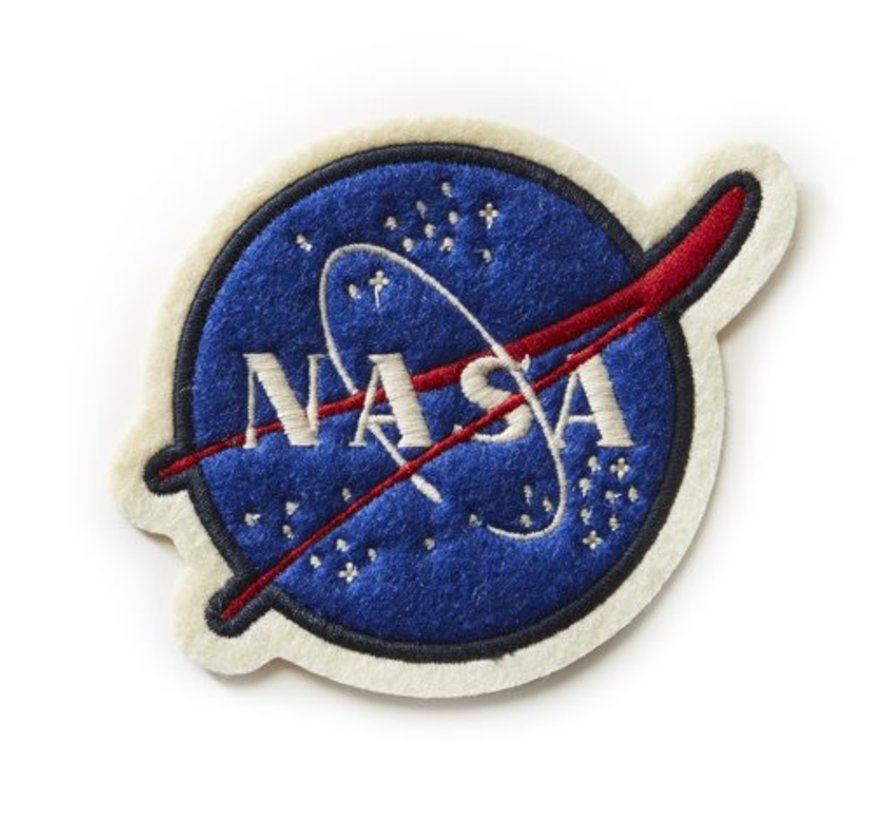 Patch NASA felt large 4 1/8" diameter