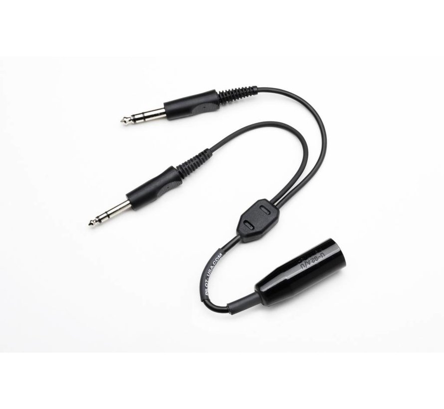 Headset Adapter Helicopter U174 to General Aviation