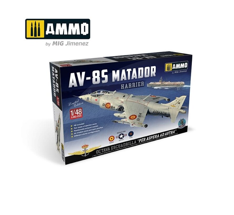 AMMO Harrier Av-8S Matador 1:48 [Ex-Kinetic]