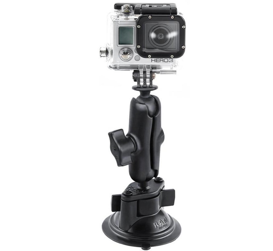 Suction Mount with Universal Action Camera Adapter
