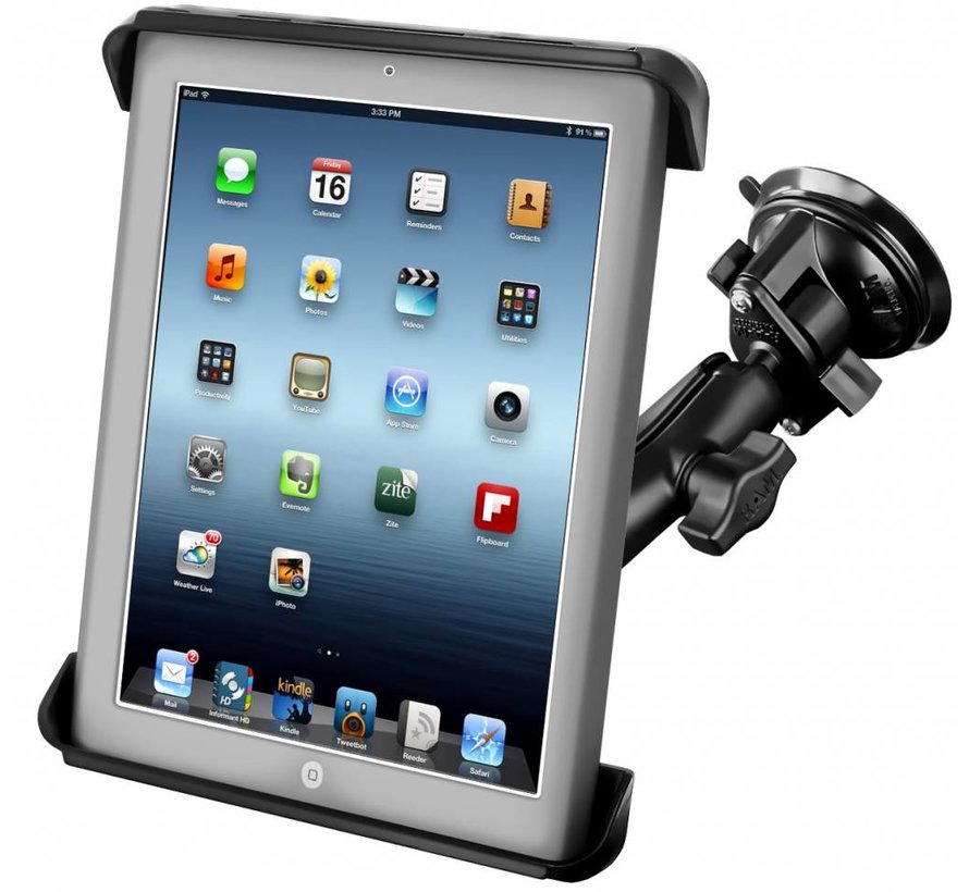 Suction Mount for iPad 1-4 + More RAM Tab-Tite Cradle