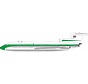 Trident 1E Iraqi Airways YI-AEC 1:200 polished with stand