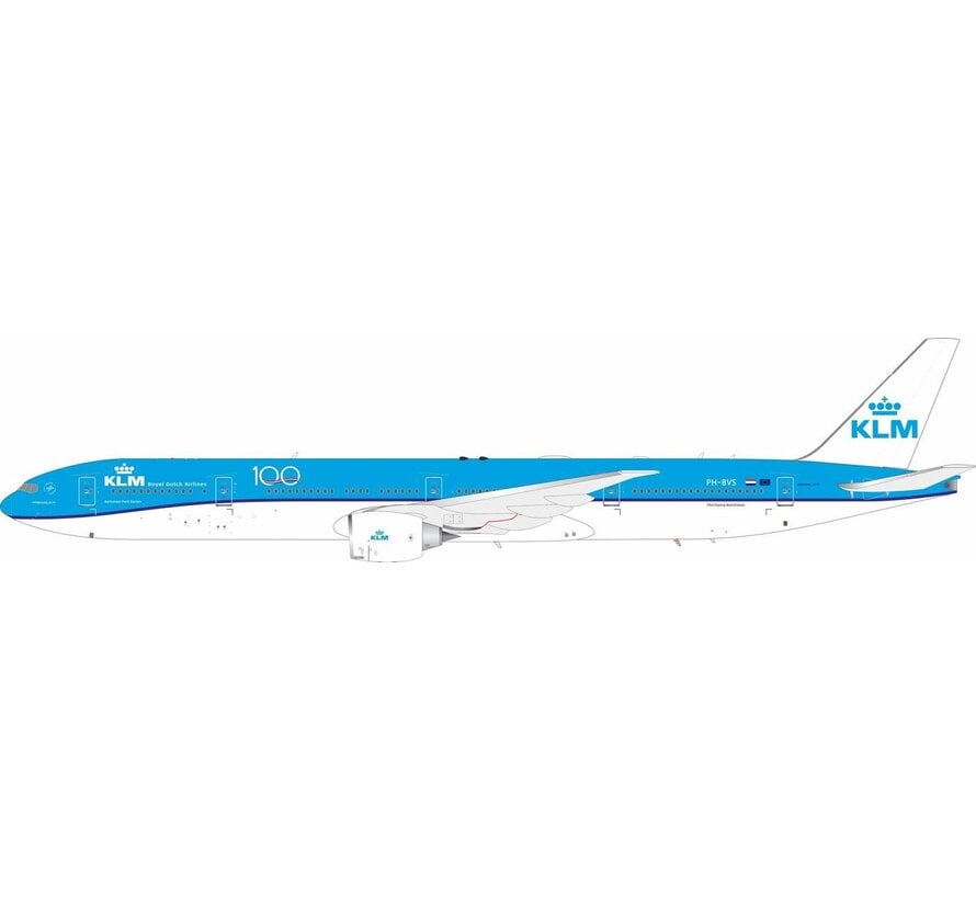 B777-300ER KLM Royal Dutch Airlines PH-BVS 1:200 with stand