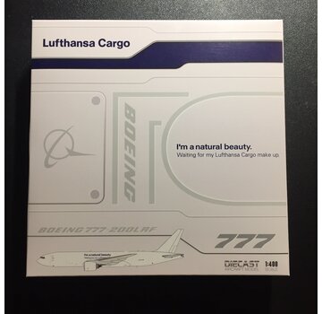 JC Wings B777F Lufthansa Cargo Natural Beauty white livery D-ALFJ 1:400**Discontinued**