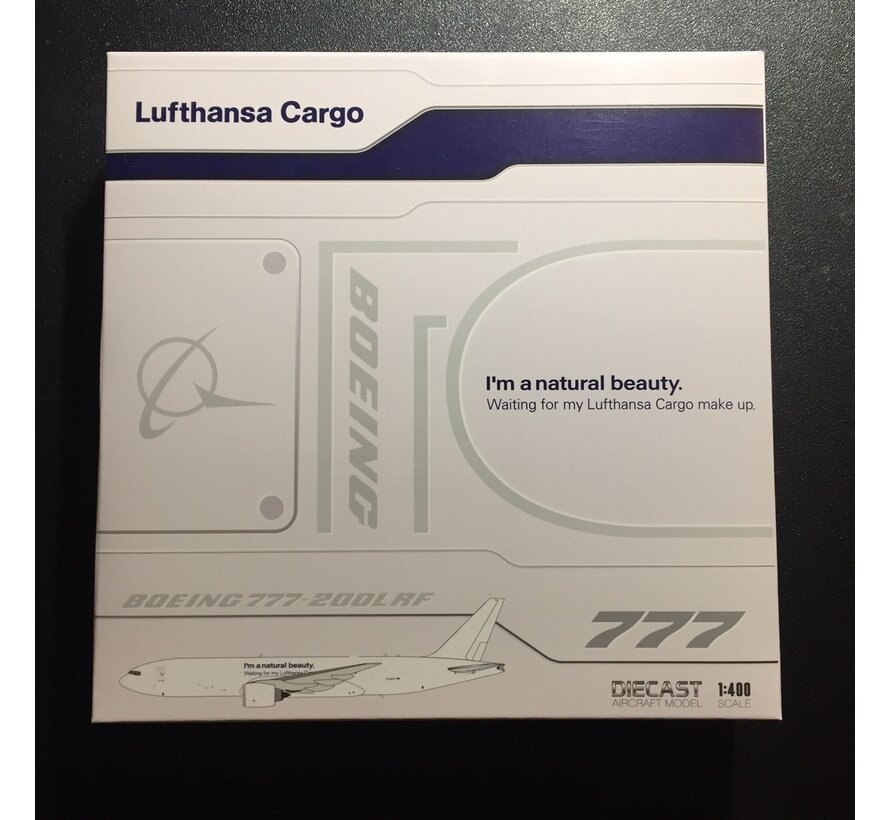 B777F Lufthansa Cargo Natural Beauty white livery D-ALFJ 1:400**Discontinued**