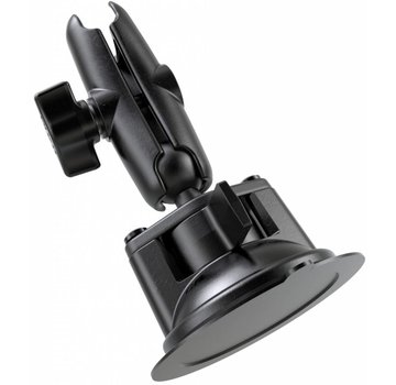 Ram Mounts Base Suction Cup Twist-Lock with Double Socket Arm