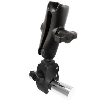 Ram Mounts Base Tough-Claw™ Small Clamp with Double Socket Arm – Medium
