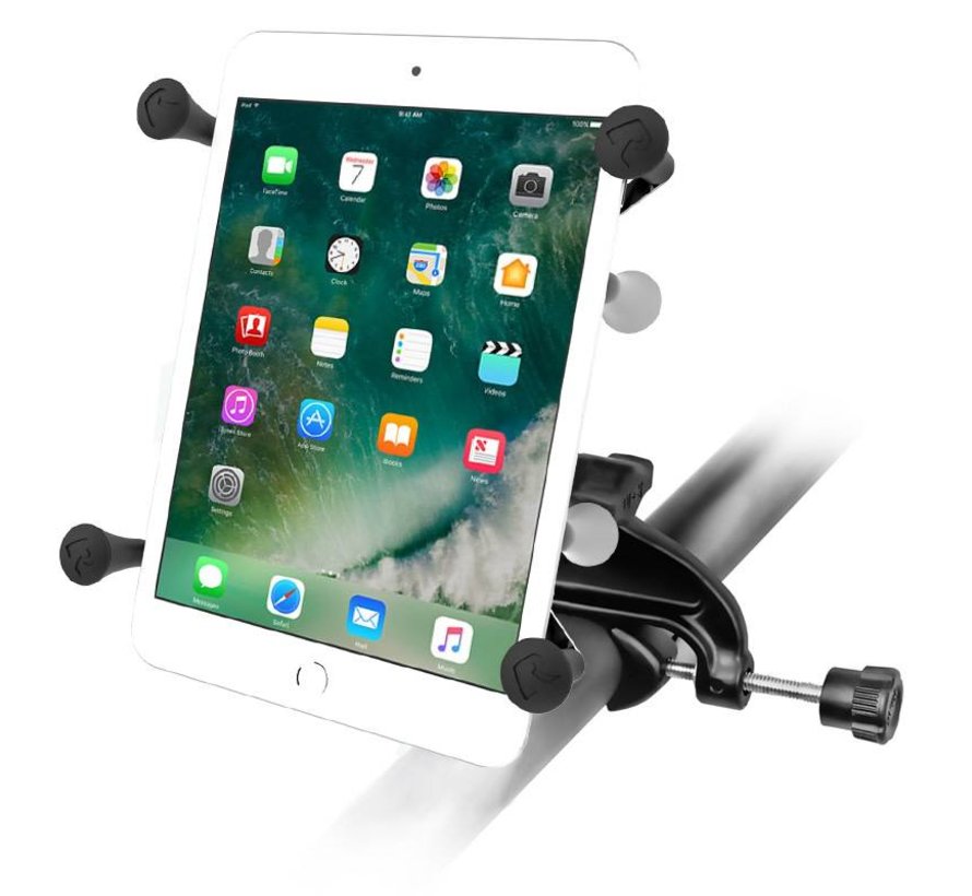 Yoke Mount iPad Mini 1-6 & Other 7''-8" Tablets, X-Grip
