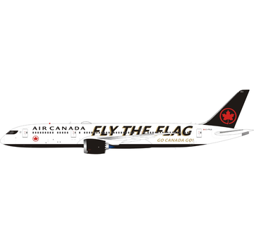 InFlight B787-9 Dreamliner Air Canada 2021 Olympics FLY THE FLAG C-FVLQ 1:200 with stand