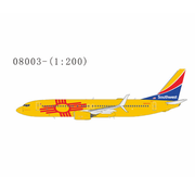 NG Models B737-800S Southwest Airlines New Mexico One livery N8655D 1:200 scimitars with stand