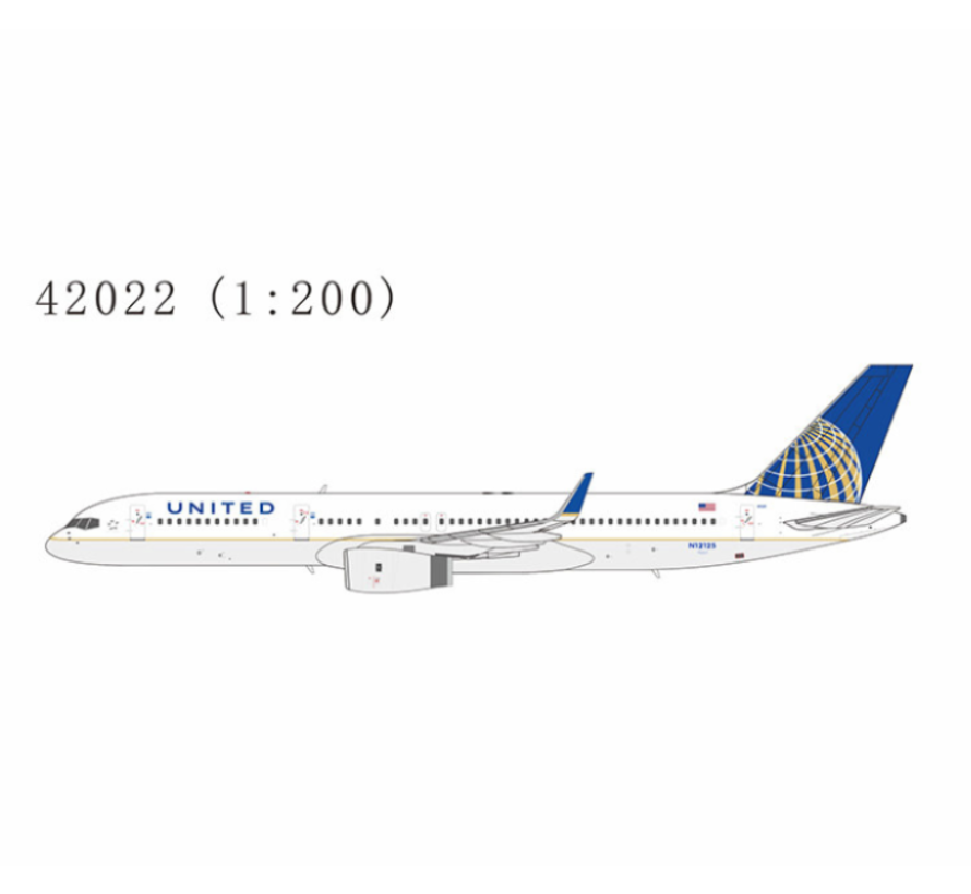 B757-200W United Airlines 2010 livery N12125 1:200 winglets with stand +pre-order+