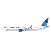 Gemini Jets B737-9 MAX United Airlines eco blue N37555 1:400