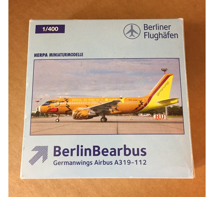 A319-100 Germanwings 'Berlin Bearbus' D-AKNO 1:400**Discontinued**