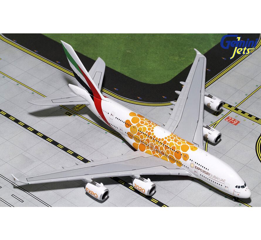 A380-800 Emirates EXPO 2020 orange A6-EOU 1:400 **Discontinued**