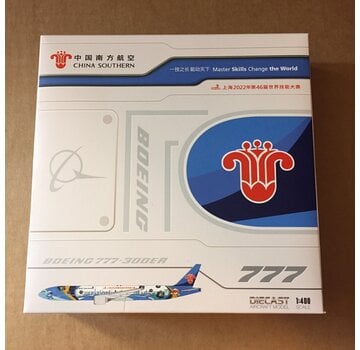 JC Wings B777-300ER China Southern WorldSkills Shanghai 2022 B-2007 1:400 flaps **Discontinued**