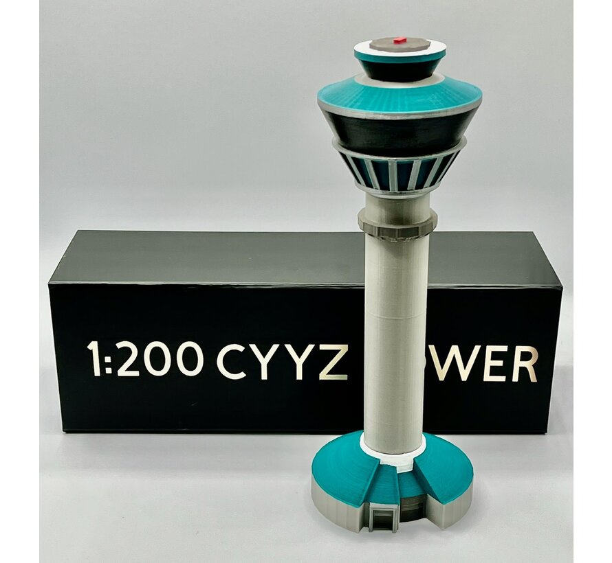 Toronto CYYZ Control Tower 1:200 (3D printed  resin plastic)