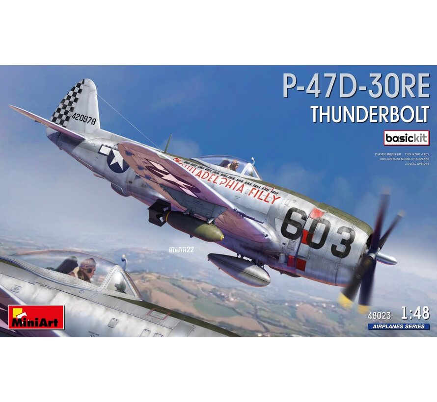 MiniArt P-47D-30RE Thunderbolt [basic kit] 1:48 NEW 2024