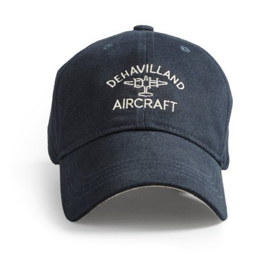 Cap DeHavilland Aircraft Mosquito Logo Navy