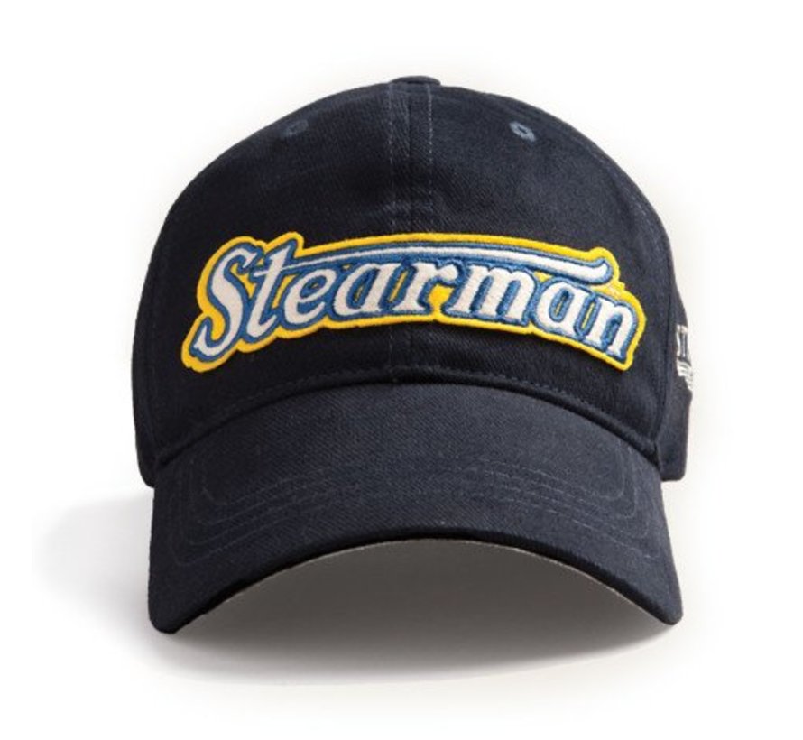 Cap Stearman wordmark Navy