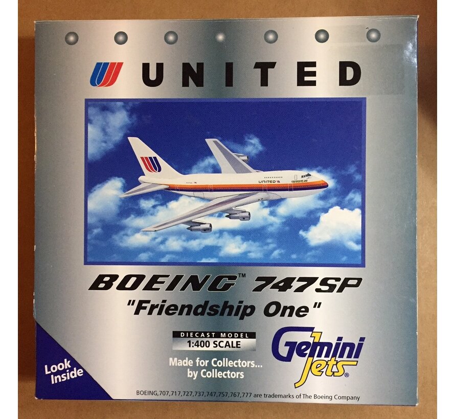 B747SP United N147UA "Friendship One" 1:400**Discontinued**
