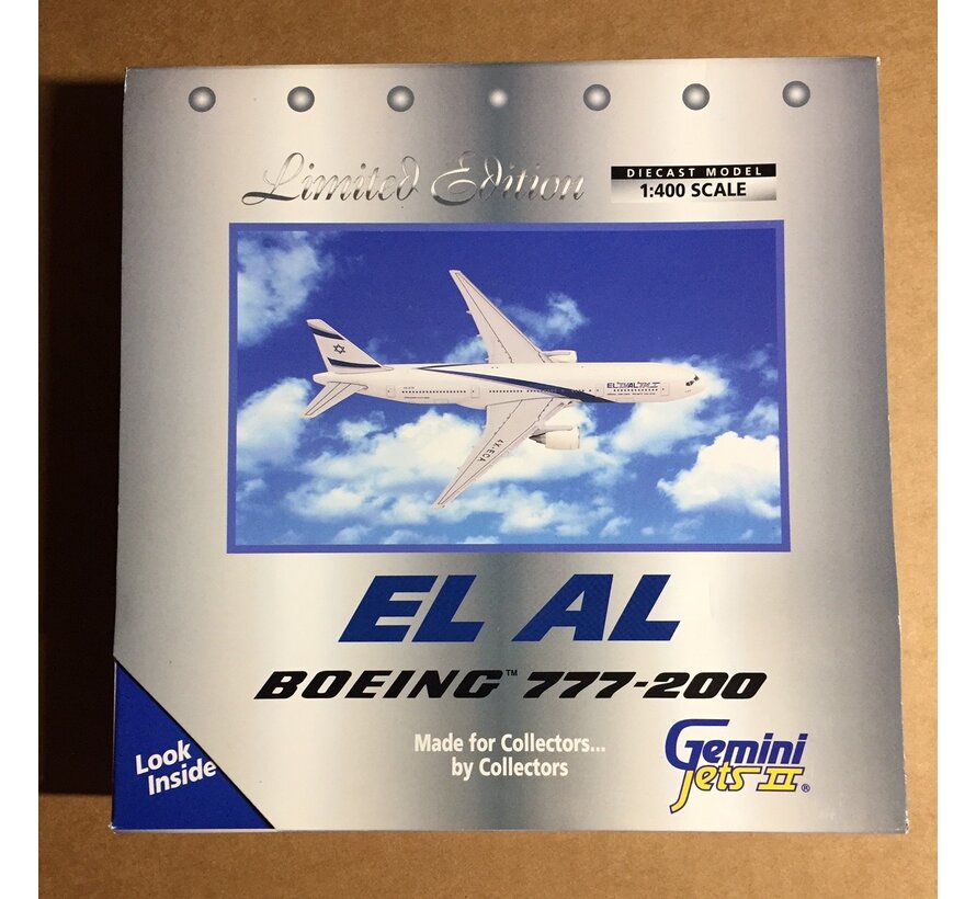 B777-200 El Al 4X-ECA 1:400**Discontinued**