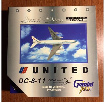 Gemini Jets DC8-11 United N8002U 'Mainliner' 1:400**Discontinued**