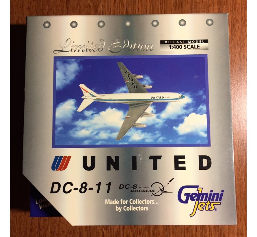 DC8-11 United N8002U 'Mainliner' 1:400**Discontinued**