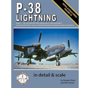 Detail & Scale Aviation Publications P38 Lightning; Part 1: XP-38 - P-38H: In Detail & Scale: Volume 18  softcover