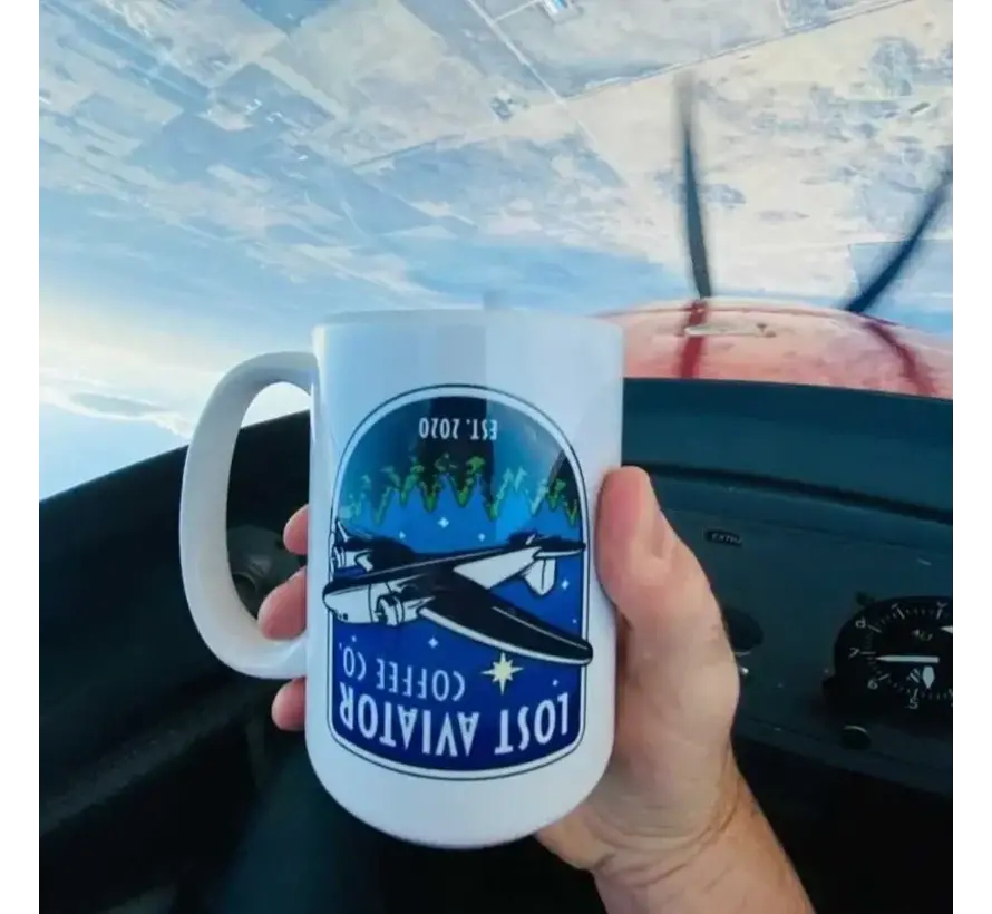 Lost Aviator Coffee Mug Because I Was Inverted