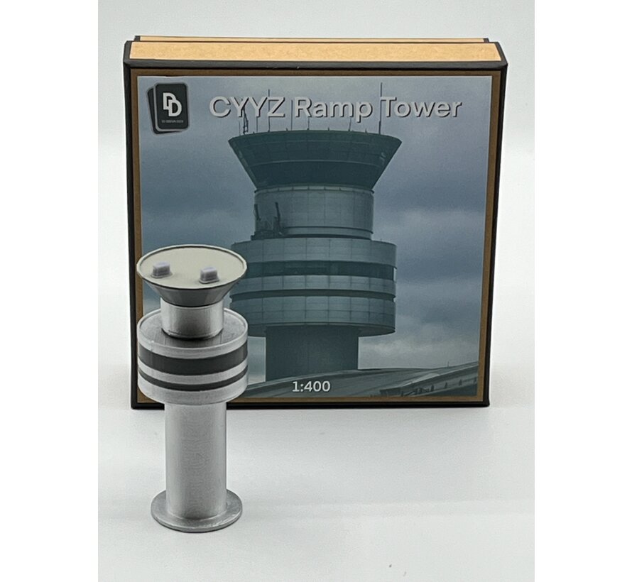Toronto CYYZ YYZ Apron Ramp Control Tower 1:400 (3D printed  resin plastic)