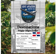 Lost Aviator Destinations - Dominican Republic Coffee 250 g / 8 oz Whole Bean