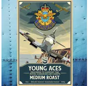 Lost Aviator Young Aces Medium Roast Coffee Blend 340G / 12Oz Whole Bean