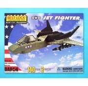 Best-Lock Construction Toys Jet Fighter 140 Piece Construction Toy 198 Pieces