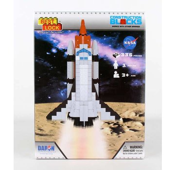 Best-Lock Construction Toys Space Shuttle 140 Piece Construction Toy