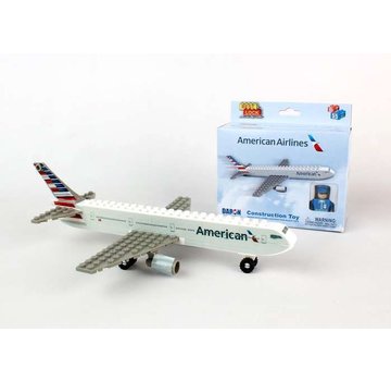 Best-Lock Construction Toys American Airlines 2013 livery 55 Piece Construction Toy