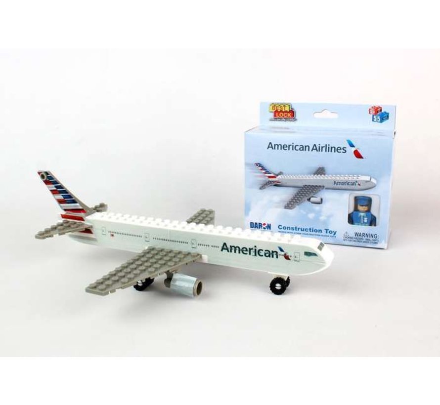 American Airlines 2013 livery 55 Piece Construction Toy