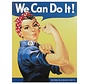 Metal Sign Rosie the Riveter We Can Do It