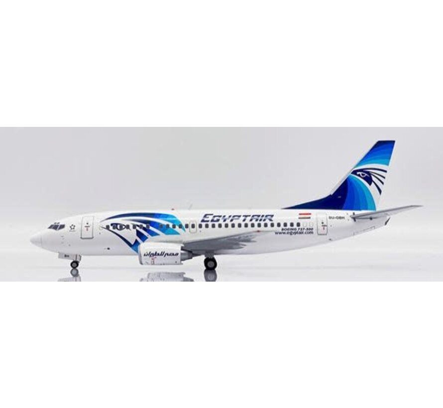 B737-500 Egyptair 2018 livery SU-GBH 1:200 with stand