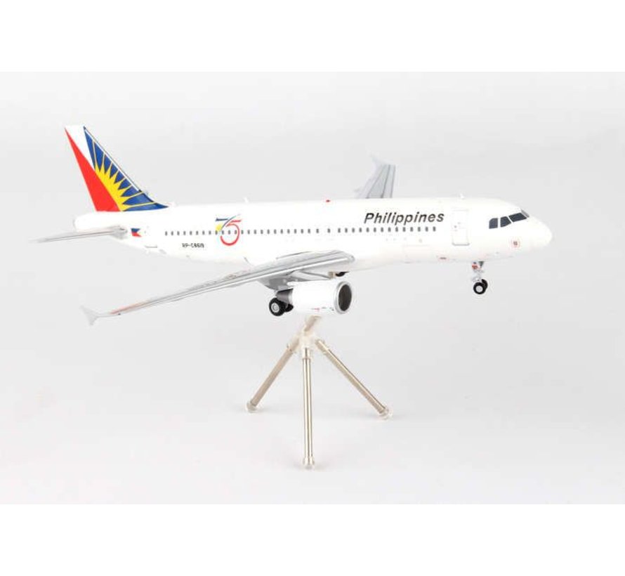 A320 Philippines Airlines 75th Anniversary RP-C8619 1:200 with stand