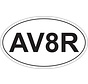 Sticker AV8R Oval