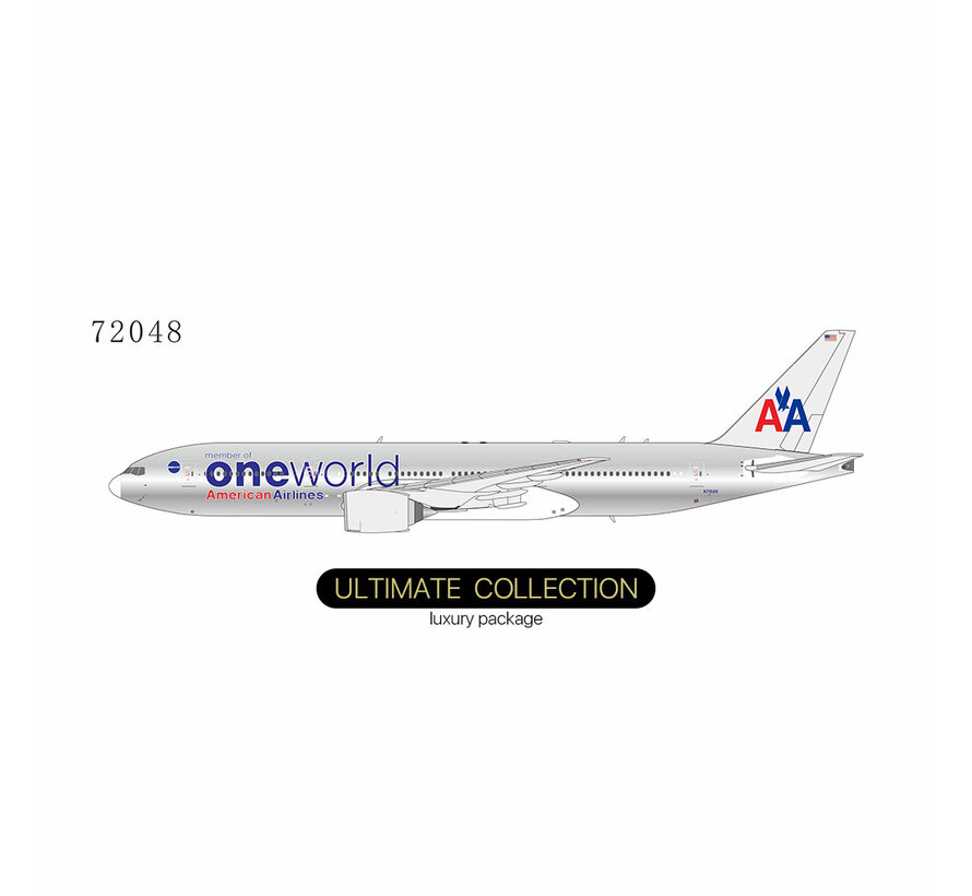 B777-200ER American oneworld AA N791AN 1:400 polished ULTIMATE COLLECTION +pre-Order+