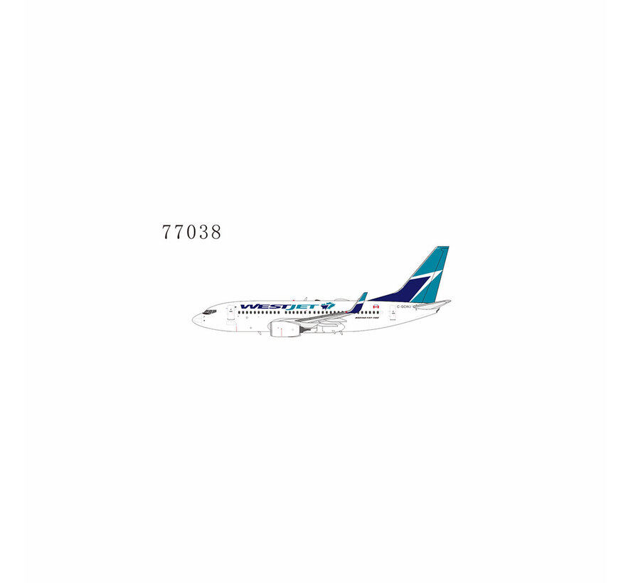 B737-700W Westjet Airlines old livery C-GCWJ 1:400 winglets (2nd)