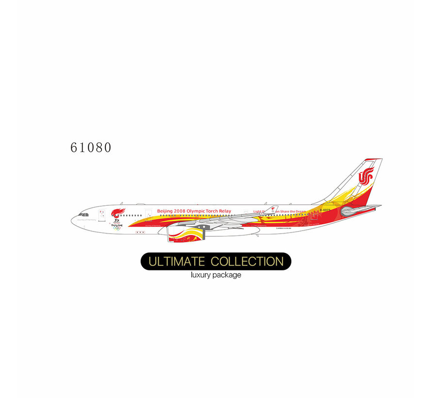 A330-200 Air China Olympic Games Torch relay B-6075 1:400 ULTIMATE COLLECTION +pre-order+