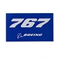 767 Blue Rectangle Sticker