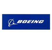 Boeing Store Boeing Signature Blue 8'' x 2.5'' Sticker