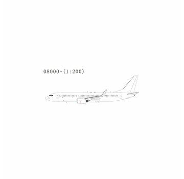 NG Models B737-800W blank white 1:200 winglets +New Mould+ +pre-order+