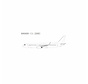 B737-800W blank white 1:200 winglets +New Mould+ +pre-order+